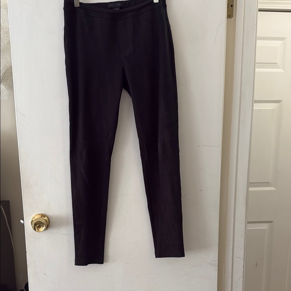 Sanctuary Faux- Suede Black Leggings